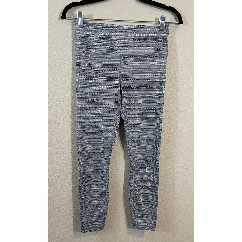 Athleta Chaturanga Jacquard crop Tight Leggings Textured S gym running workout